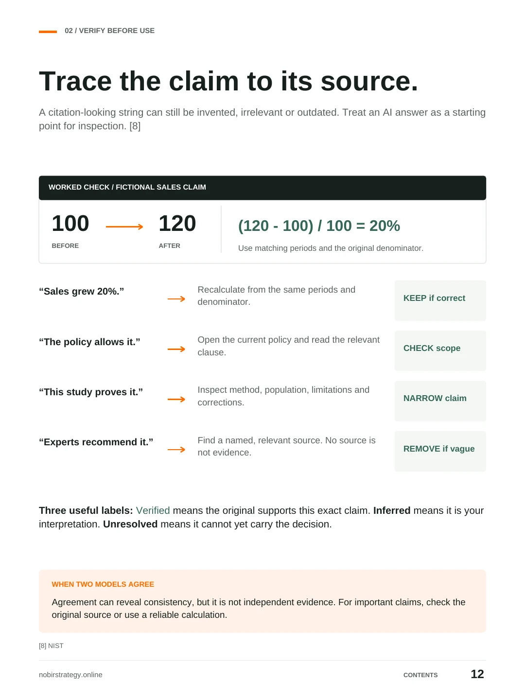 Preview page: Trace the claim to its source